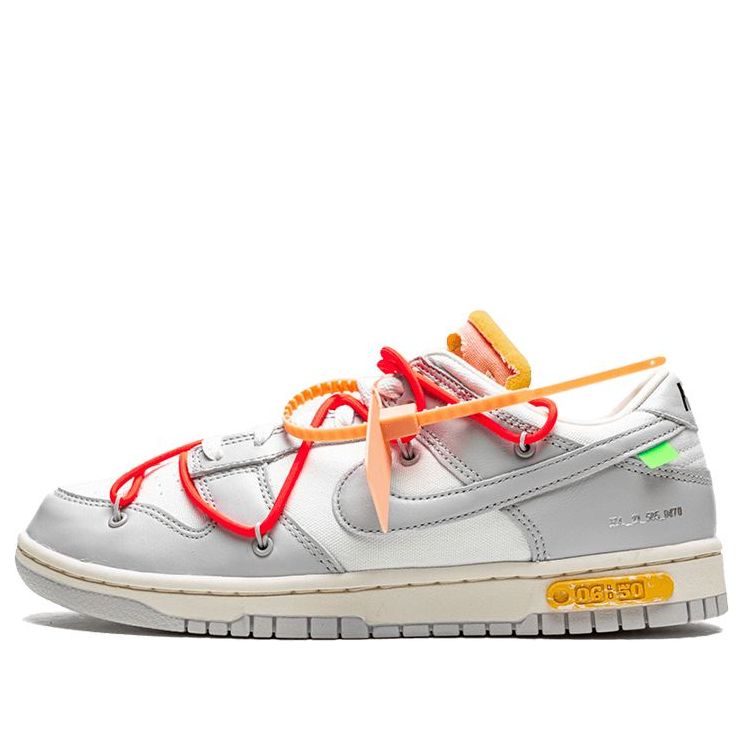 Nike Off-White x Dunk Low 'Lot 06 of 50'  DM1602-110 Signature Shoe
